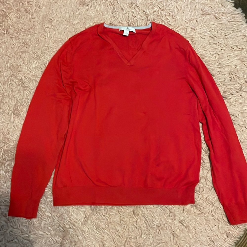 Banana Republic red merino sweater